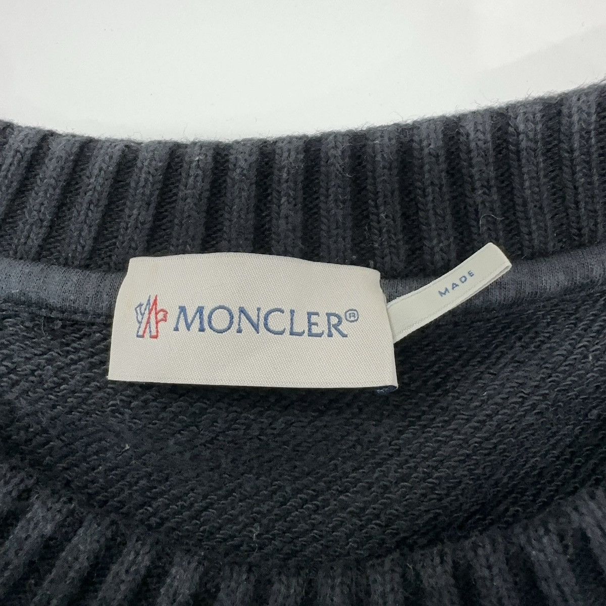 Moncler × Off-White Moncler x Off-White Black Swan Crew Sweatshirt Size US S / EU 44-46 / 1 - 4 Thumbnail