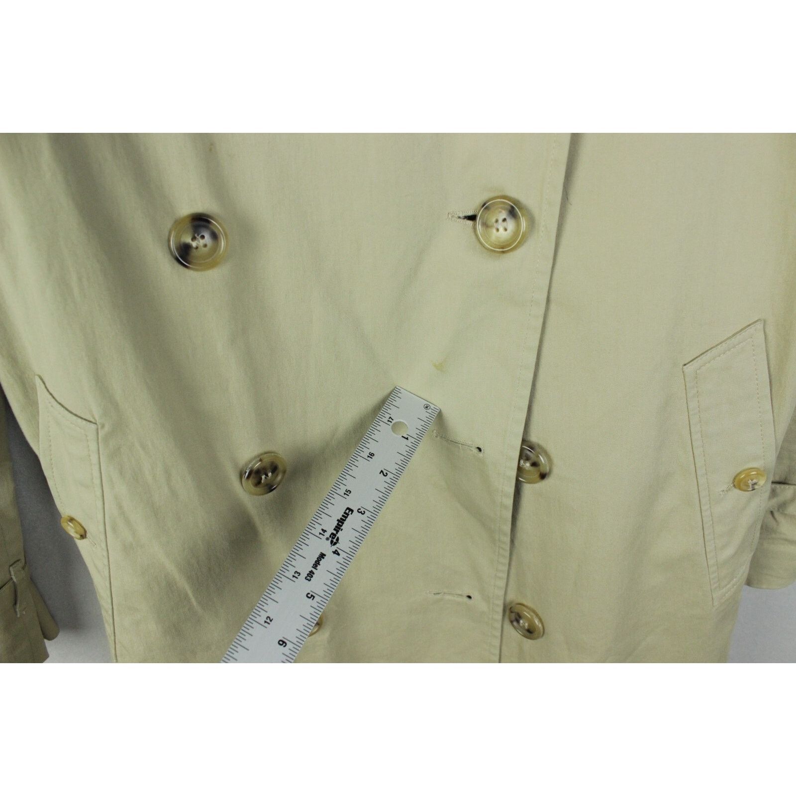 Piazza Sempione Piazza Sempione Double Breasted Trench Coat Hvy Wt Size 8.5 Size M / US 6-8 / IT 42-44 - 6 Thumbnail
