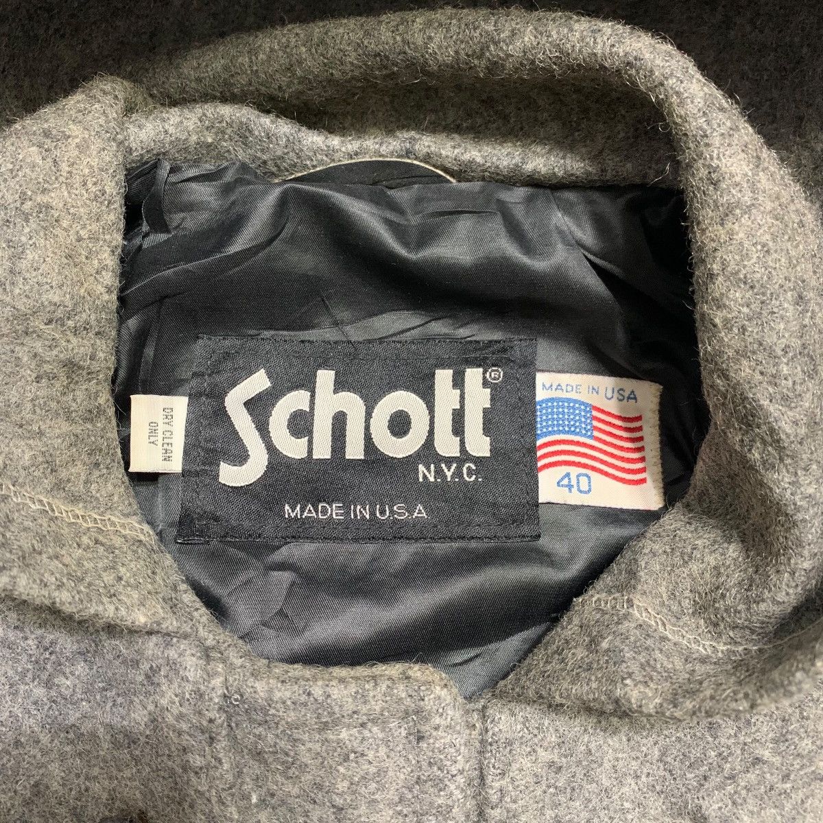 Schott Vintage Schott NYC Duffle Coat Size US L / EU 52-54 / 3 - 5 Thumbnail