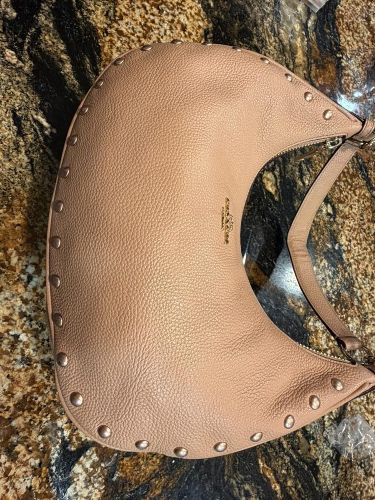 Coach Coach Harley East West Soft Pink Leather Hobo Bag F38250 Size ONE SIZE - 10 Thumbnail