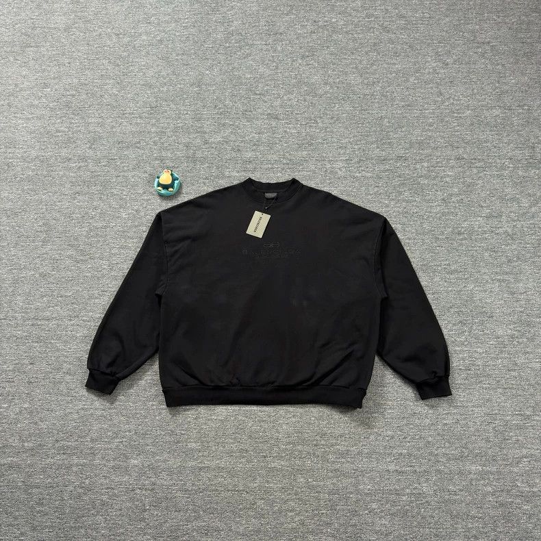 Balenciaga Balenciaga 24 Black Lock Slogan Sweaters Size US M / EU 48-50 / 2 - 1 Thumbnail