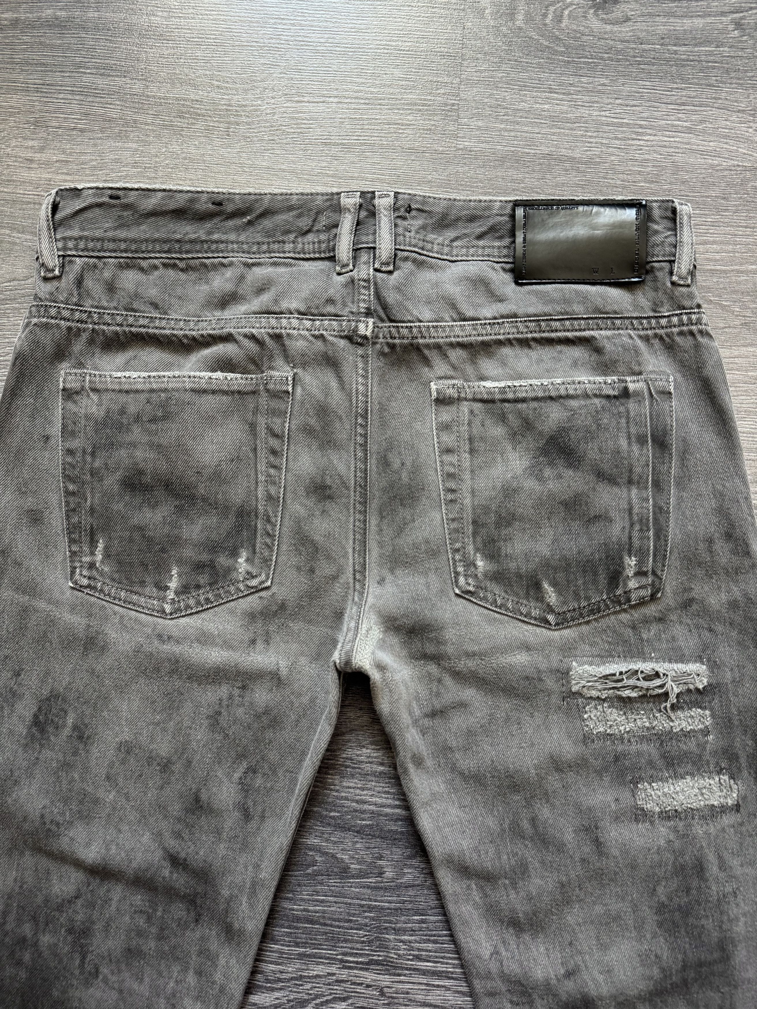 Diesel Diesel Black Gold Rust Painted Distressed Denim Jeans Size US 30 / EU 46 - 3 Thumbnail