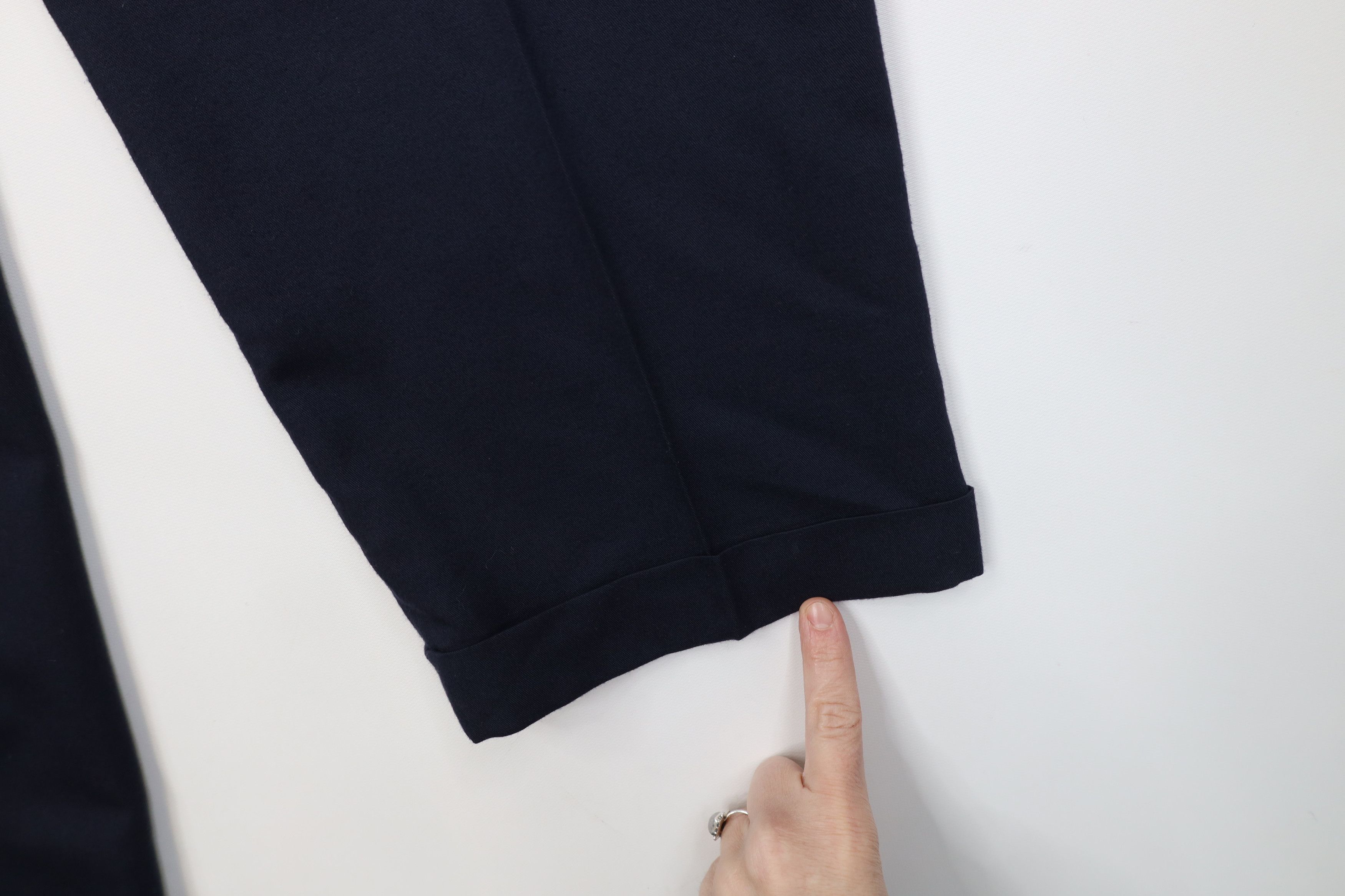 Vintage Vintage 90s Streetwear Knit Pleated Chino Pants Blue USA Size US 36 / EU 52 - 13 Thumbnail