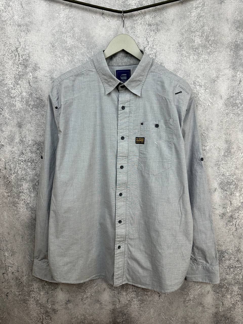 G-Star G-Star RAW Radar Zip Shirt Utility Button Up Cotton Stretch Size US XXL / EU 58 / 5 - 1 Thumbnail
