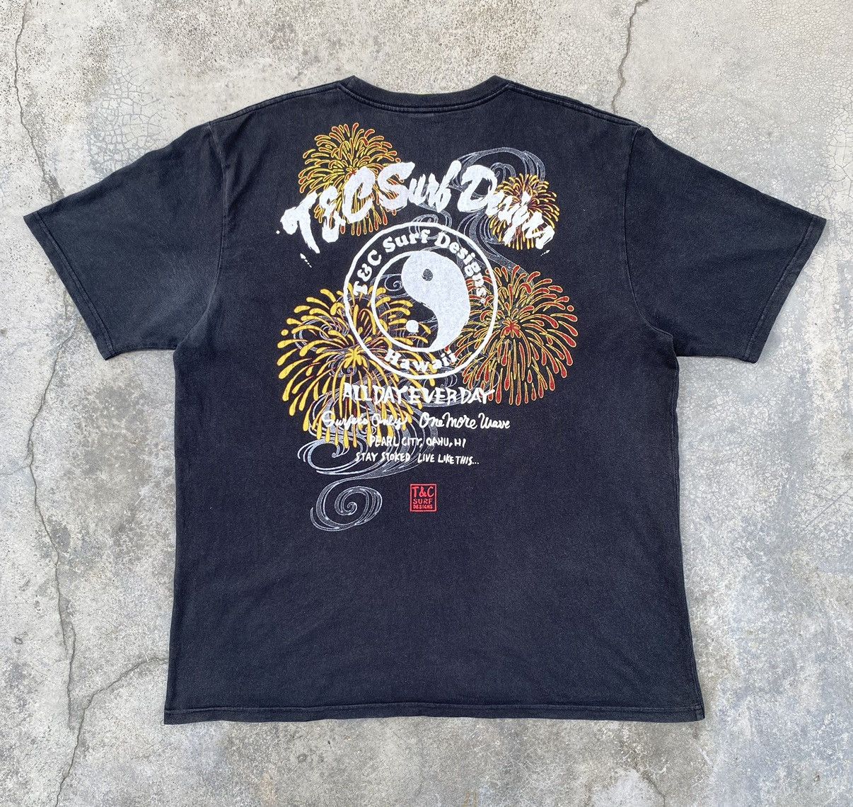Vintage Rare🔥Vintage T&C Surf Hawai Tees Size US XXL / EU 58 / 5 - 1 Thumbnail