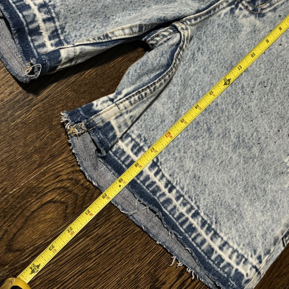 Other OneofOne Rhinestone Denim Shorts Size US 32 / EU 48 - 7 Thumbnail