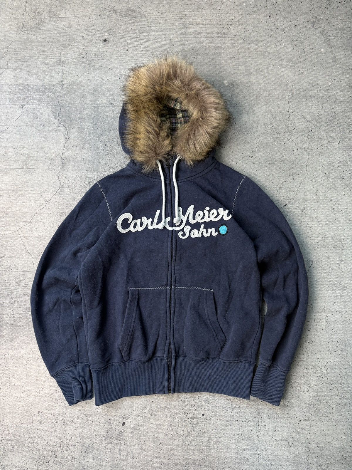 Beauty Beast Japanese Vintage Y2K ifsixwasnine Style Fur Hood Zip Hoodie Size US S / EU 44-46 / 1 - 2 Thumbnail