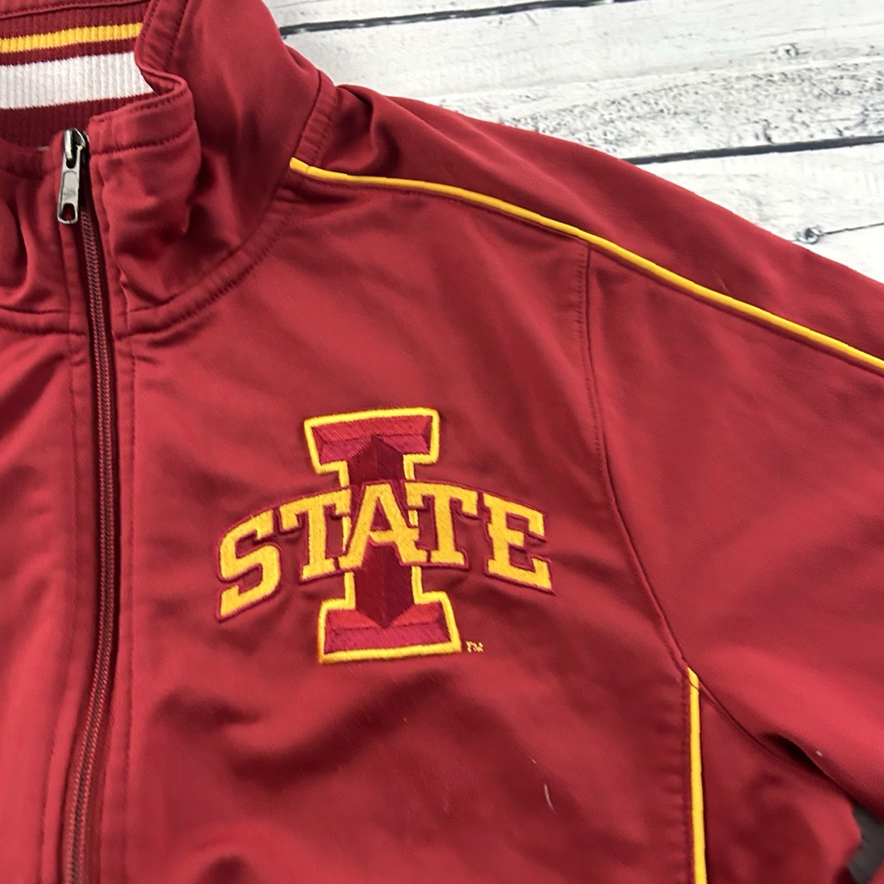 Nike Nike Iowa State Full Zip Track Jacket Mens M Maroon Red Ground State Theme Track Jacket Mens M Maroon Red Nike Iowa State Full Zip Size US M / EU 48-50 / 2 - 3 Thumbnail