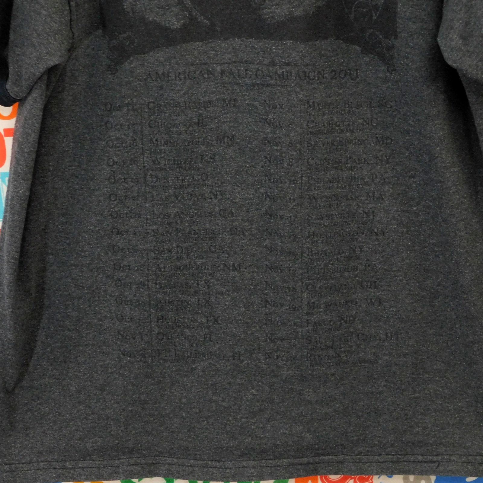 Gildan Testament American Fall Campaign 2011 Tour Ringer Tee Size L Size US L / EU 52-54 / 3 - 8 Thumbnail