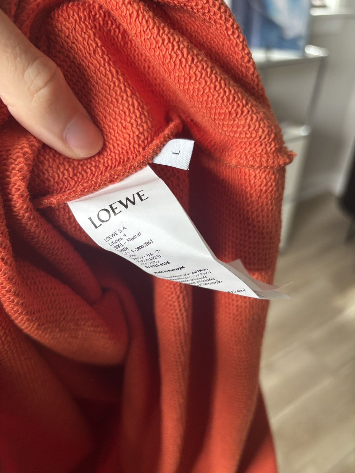 Loewe LOEWE | BIG WRITTEN LOGO HOODIE Size US L / EU 52-54 / 3 - 8 Thumbnail