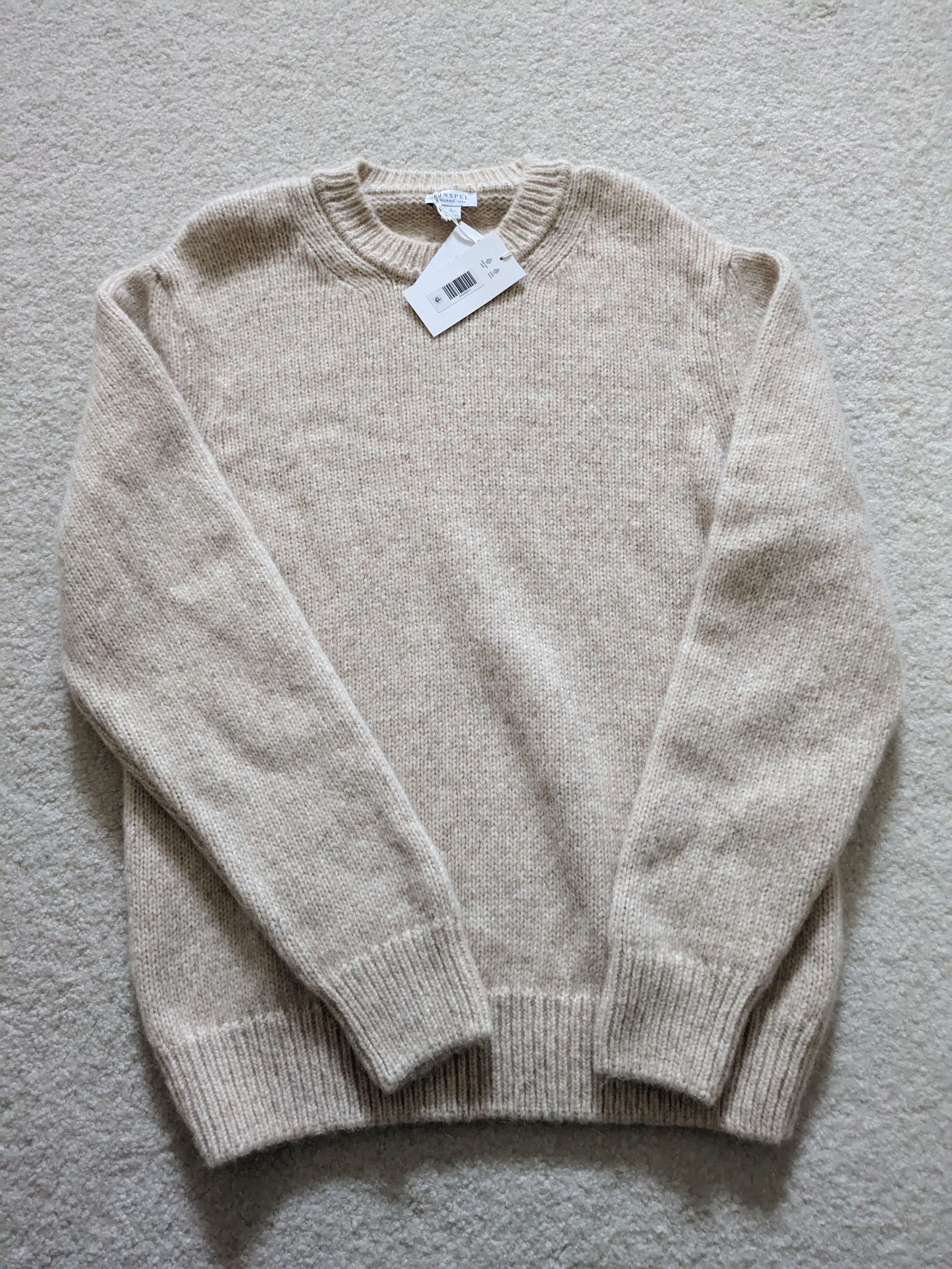 Sunspel Alpaca Blend Knit Jumper Size US L / EU 52-54 / 3 - 6 Thumbnail