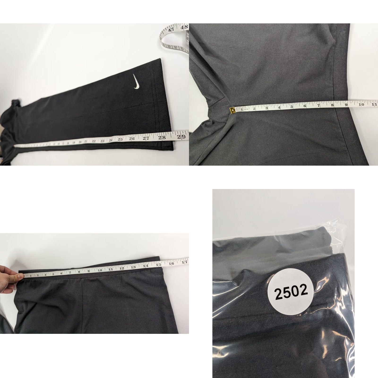 Nike Nike Dri-FIT Pants Women Black Medium Pul On Elastic Waist Sweatpants Activewear Athleisure Logo 90s? Size 32" / US 10 / IT 46 - 8 Thumbnail