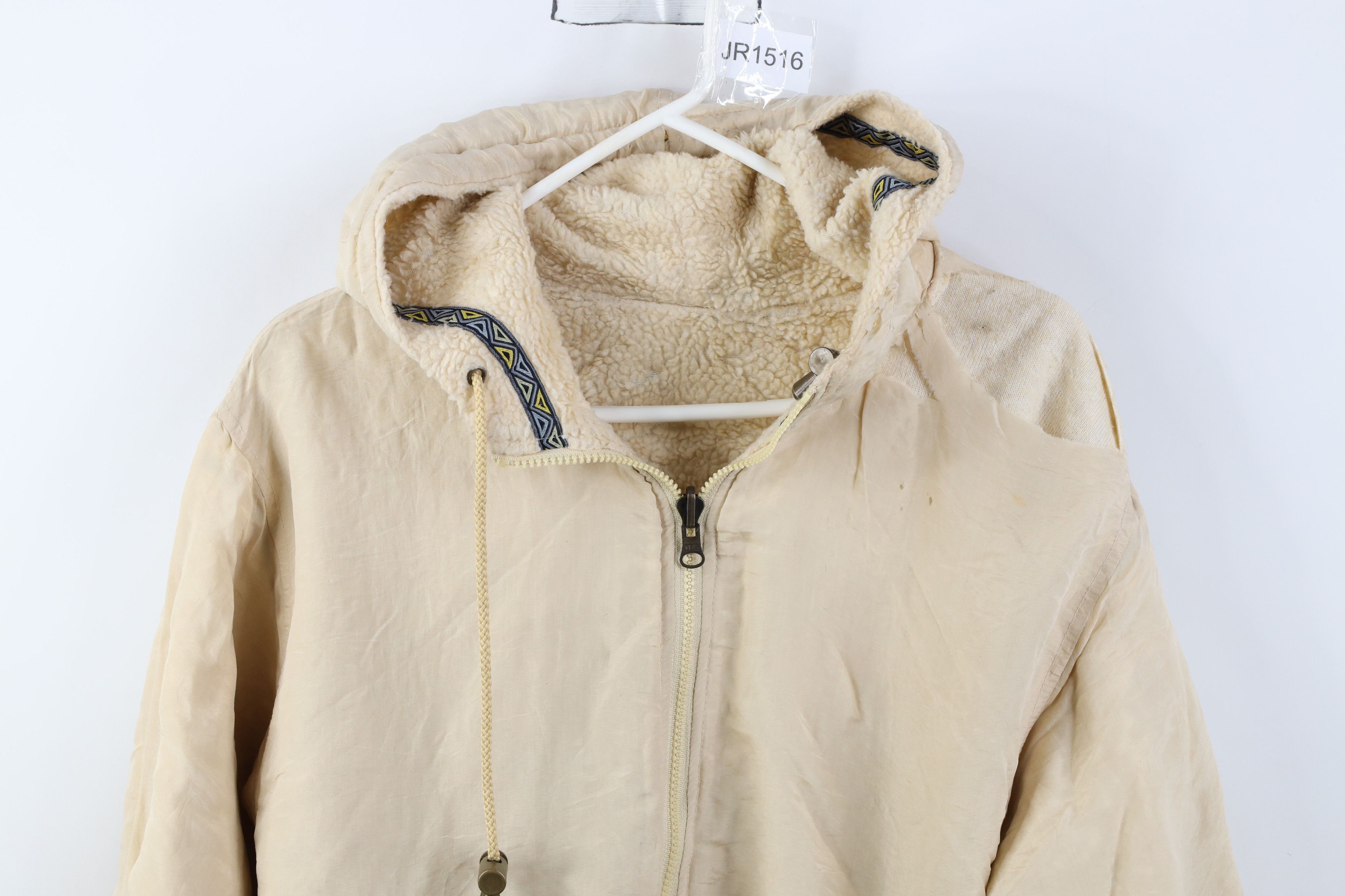 Vintage AS IS Vintage 90s Streetwear Reversible Silk Fleece Hoodie Size M / US 6-8 / IT 42-44 - 2 Thumbnail