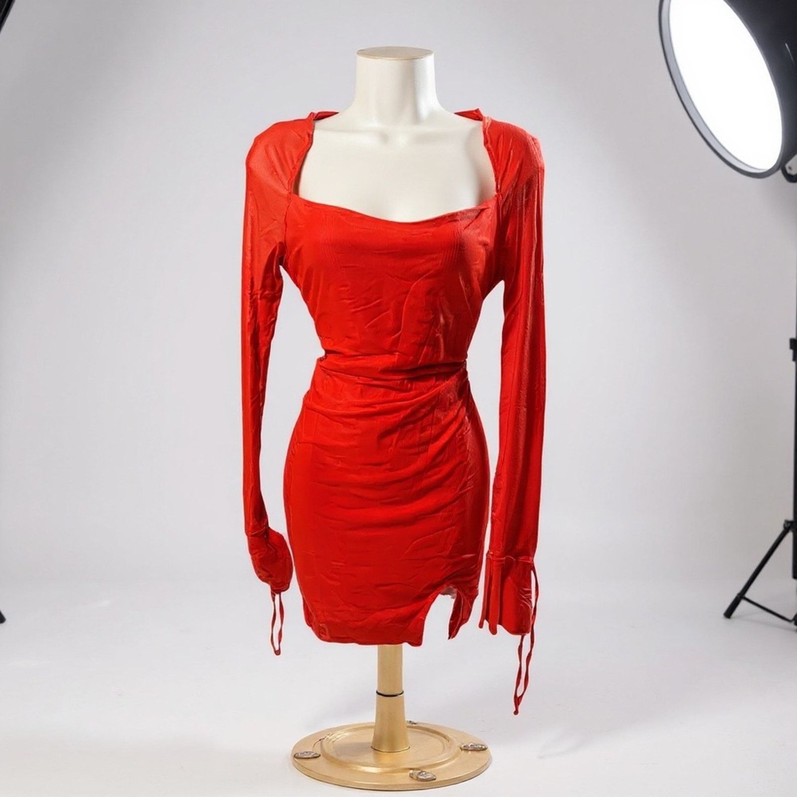 & Other Stories HYPERFIRE Women's Elegant Strapless Mini Dress | Size L Size L / US 10 / IT 46 - 2 Thumbnail