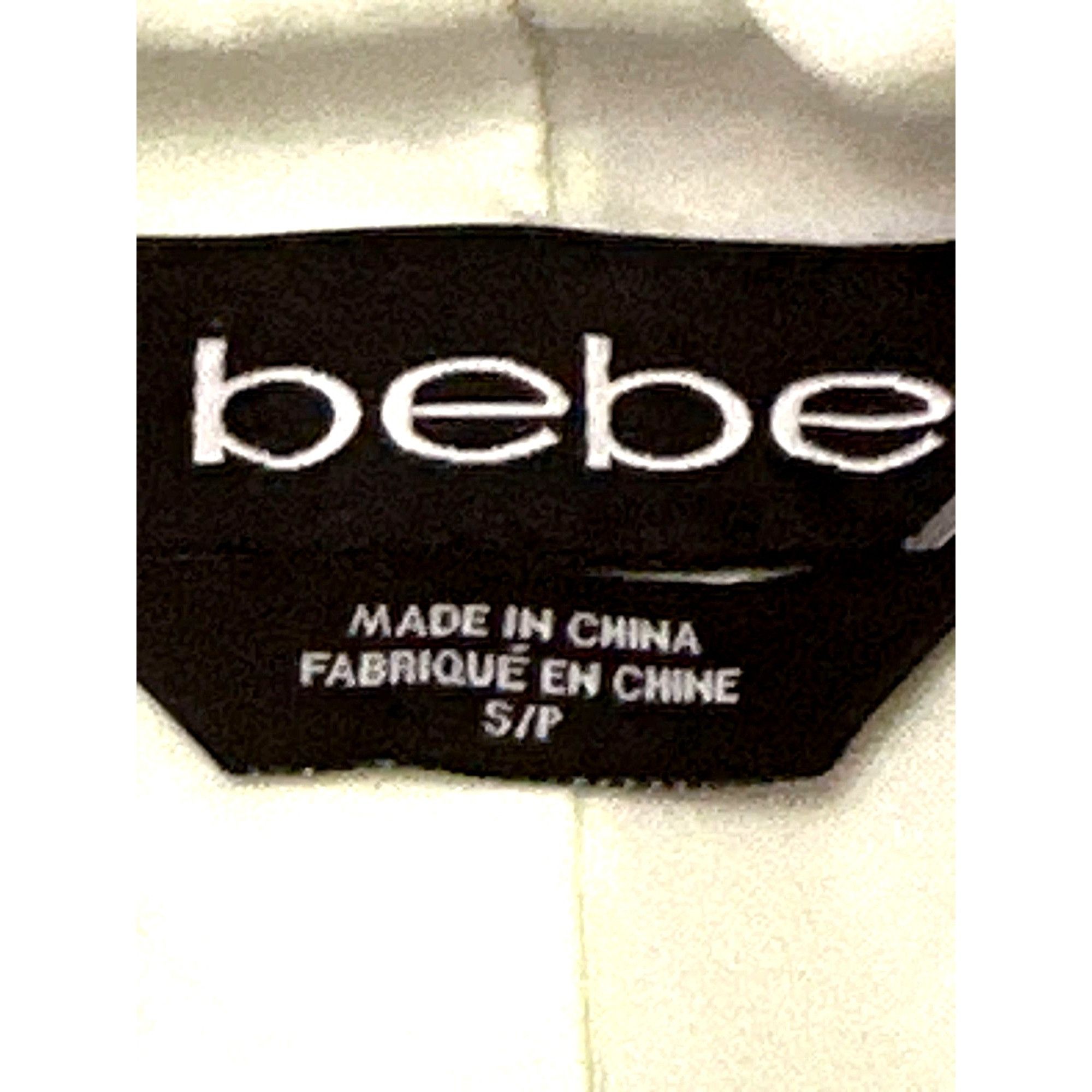 Bebe Bebe Small White Danica Studded Leather Zip Vest Y2K Moto Gl Size S / US 4 / IT 40 - 11 Thumbnail