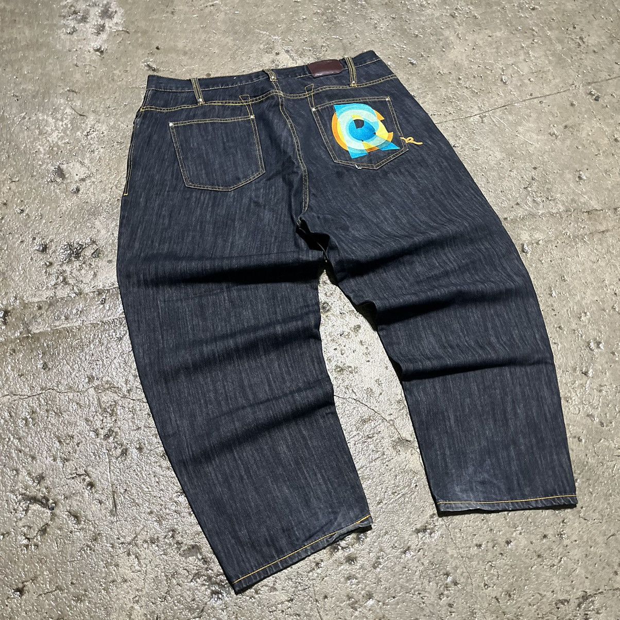 JNCO Crazy Vintage Y2K Rocawear Skater Jeans Wide Leg Unique Size US 44 / EU 60 - 4 Thumbnail