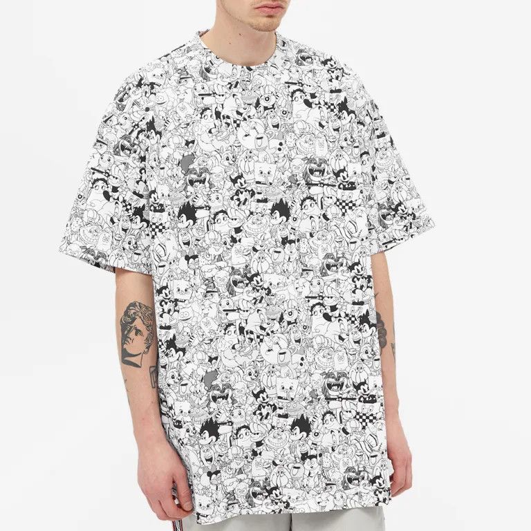 Vetements Monochrome Cartoon Mania Oversized T-Shirt Size US S / EU 44-46 / 1 - 2 Thumbnail