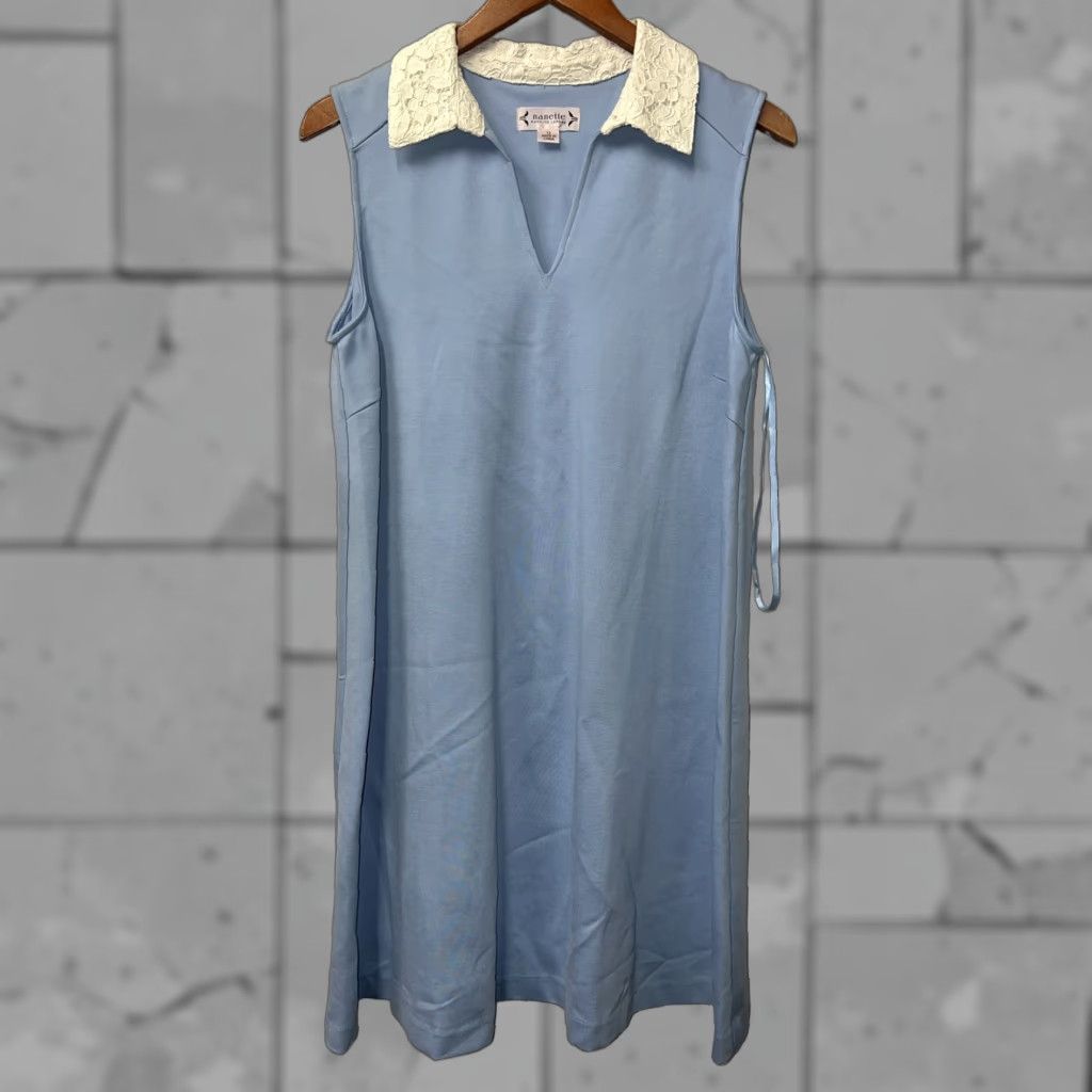 Nanette Lepore VINTAGE Nanette Lepore Dress Womens Size 12 Knee Length Blue Regular - Womens 12 Dress NWOT Size XL / US 12-14 / IT 48-50 - 1 Thumbnail