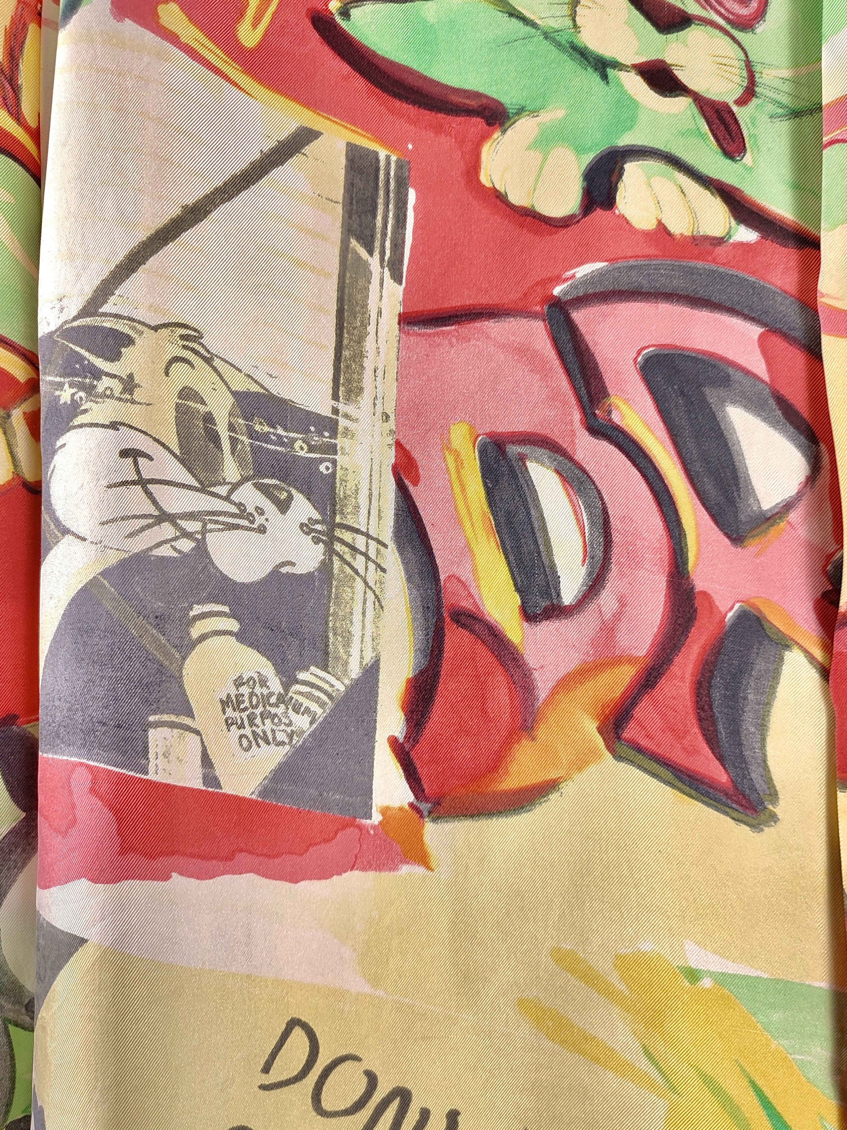 Iceberg 1992 Iceberg Silk Don’t Drug Out LSD Full Print Shirt 90s Size US L / EU 52-54 / 3 - 13 Thumbnail