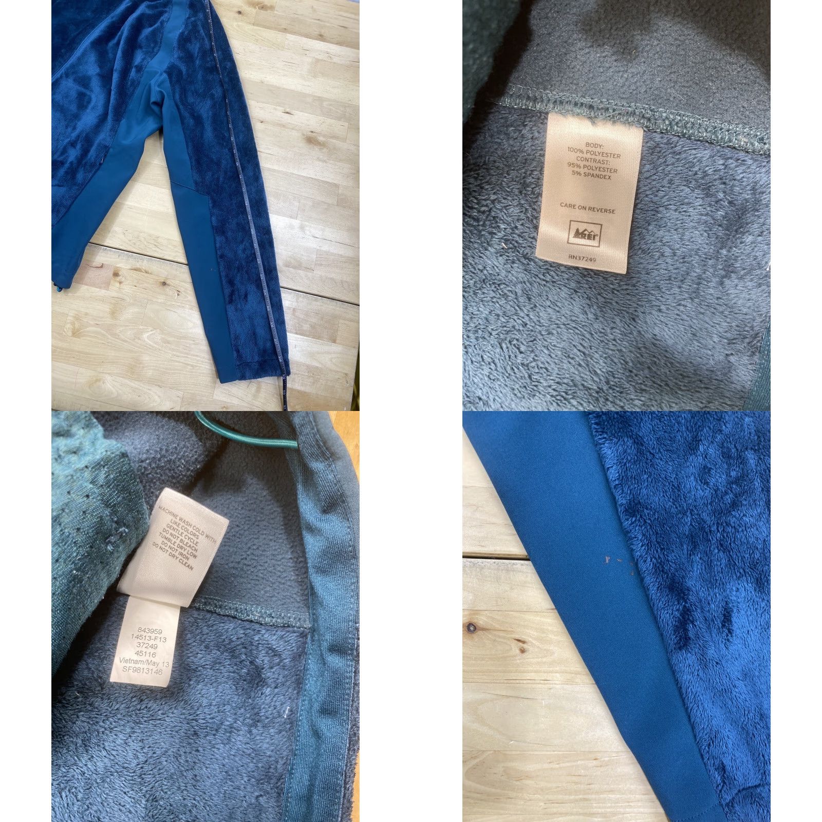 Vintage REI Fleece Jacket Womens L Blue Outdoor Casual Jacket Ladies Large Blue Outdoor REI Fleece Jacket Women L Blue Casual Outdoor #7317 Size L / US 10 / IT 46 - 8 Thumbnail