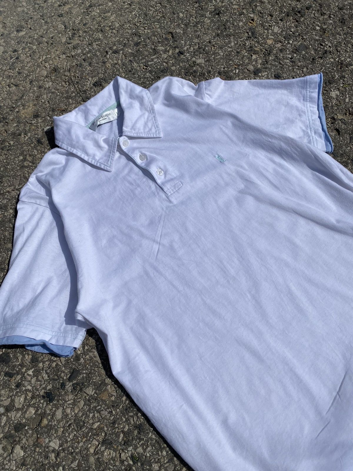 Yves Saint Laurent ysl polos shirt Size US L / EU 52-54 / 3 - 2 Thumbnail