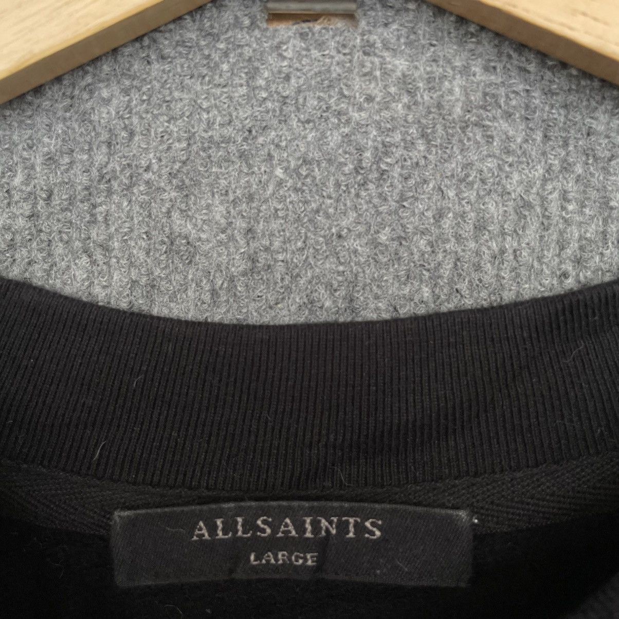 Allsaints × Designer Allsaints Cropped Sweatshirt Size US L / EU 52-54 / 3 - 3 Thumbnail