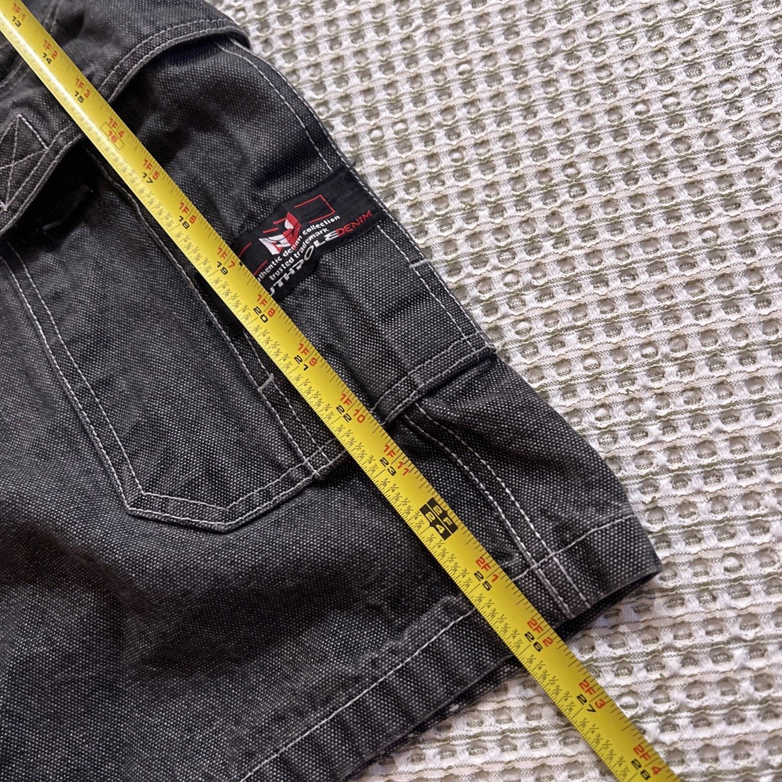 Southpole Southpole Y2K Baggy Shorts Jorts Size 38 Gray Denim JNCO Size US 38 / EU 54 - 19 Thumbnail