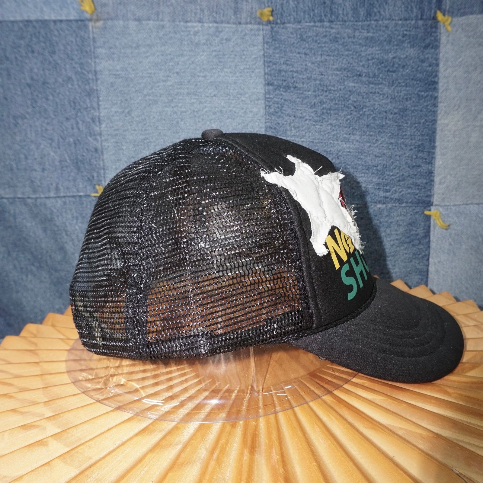 Vintage OSFA - the North Shore TNF trucker hat patchwork star cap Size ONE SIZE - 4 Thumbnail