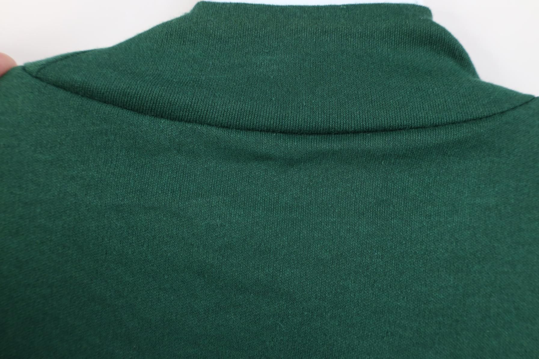 Vintage Deadstock Vintage 90s Streetwear Mock Neck T-Shirt Green USA Size US XL / EU 56 / 4 - 8 Thumbnail