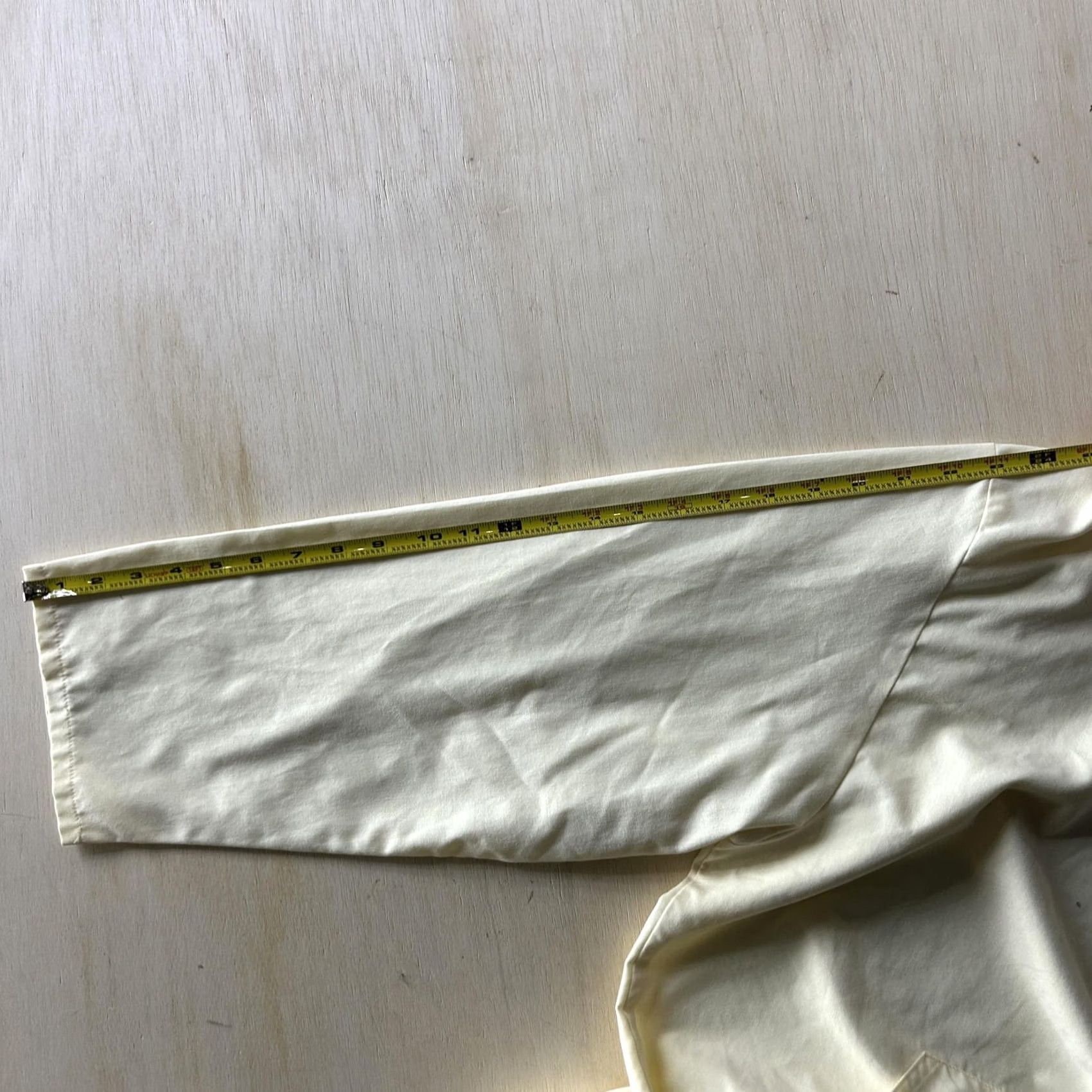 Vintage BonWorth Jacket Womens XL Yellow Cotton Blend Hooded Full Zip Lightweight Twill Jacket Size XL / US 12-14 / IT 48-50 - 5 Thumbnail