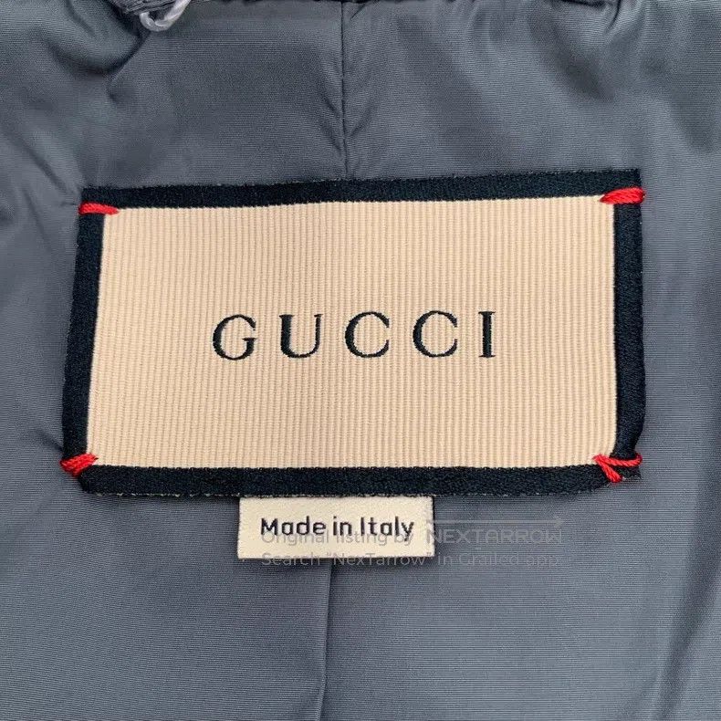 Gucci Gucci Black logo printed full-print hooded drawstring zipp Size US XS / EU 42 / 0 - 5 Thumbnail