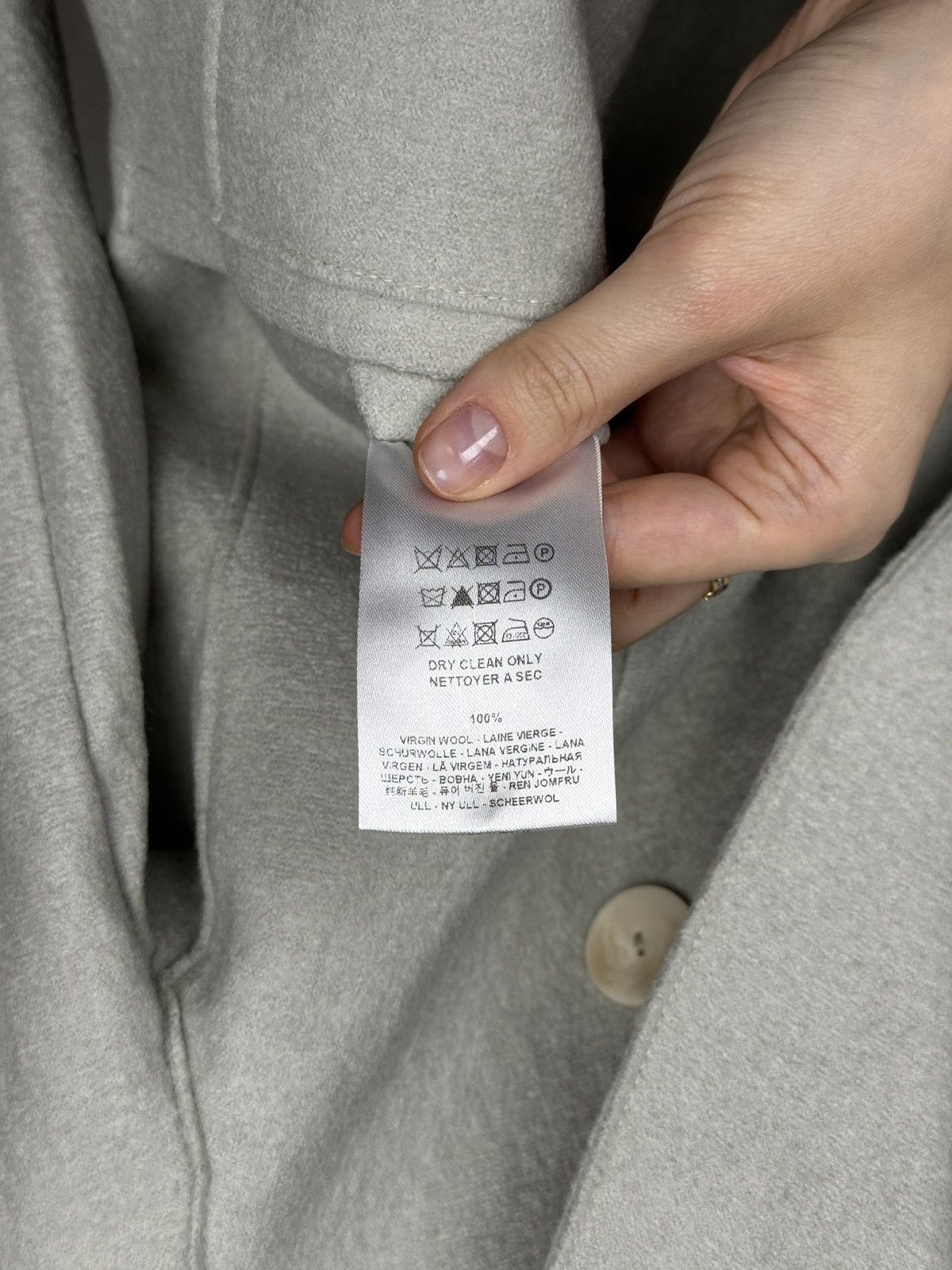 Harris Wharf London Harris Wharf London grey double-breasted wool coat blazer Size S / US 4 / IT 40 - 11 Thumbnail
