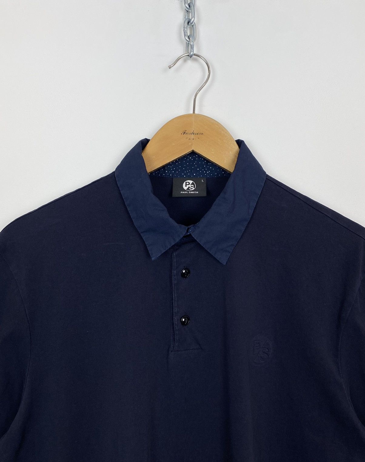 Paul Smith Paul Smith Custom Fit Cotton Polo Shirt Men’s Size L Blue Size US L / EU 52-54 / 3 - 2 Thumbnail