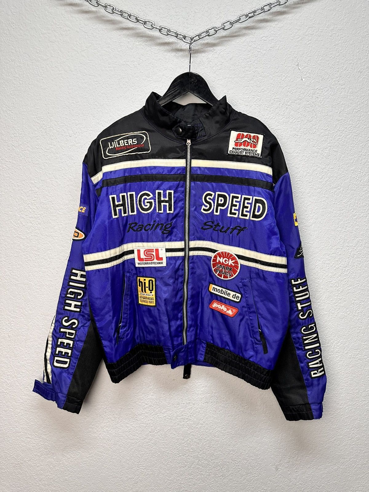 NASCAR Racing Jacket Moto Vodafone F1 Nascar Leather Red Bull Lucky Size US M / EU 48-50 / 2 - 2 Thumbnail