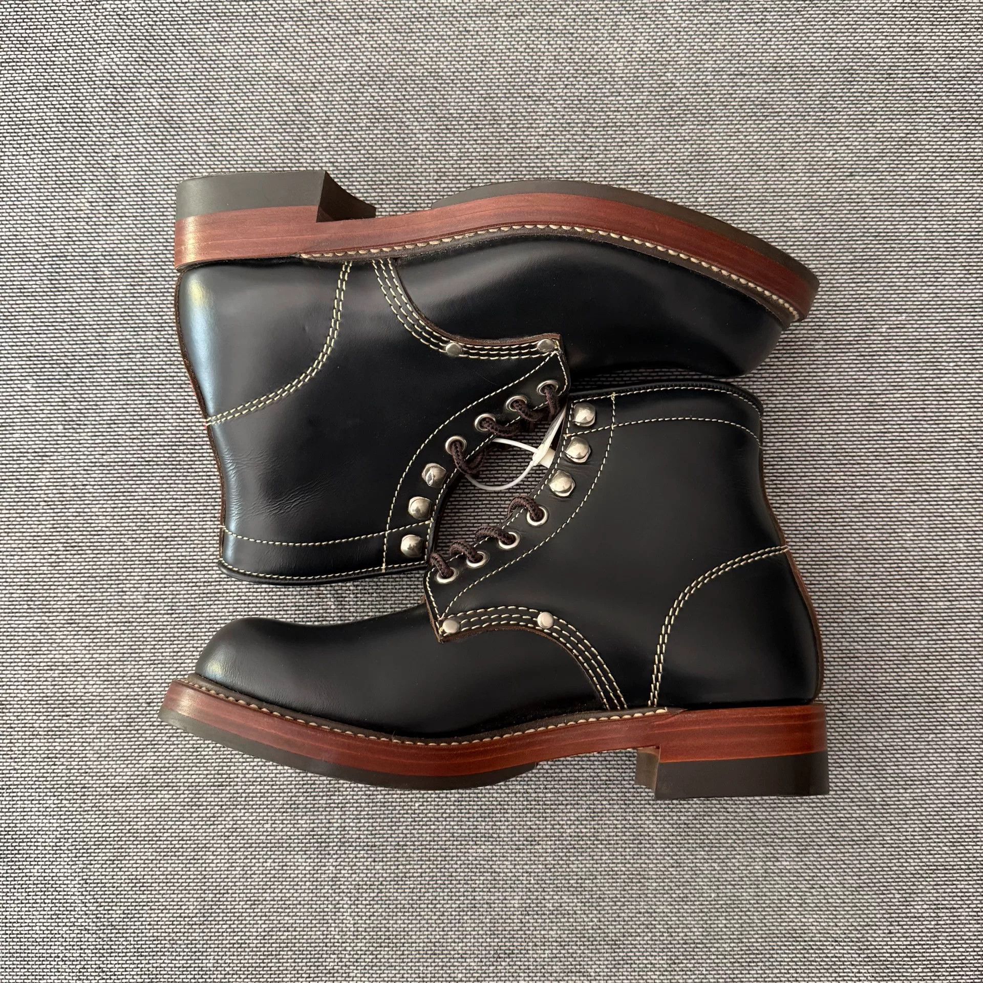 TOYS McCOY Toys McCoy 7E Leather Railroad Boots Size US 7 / EU 40 - 1 Thumbnail