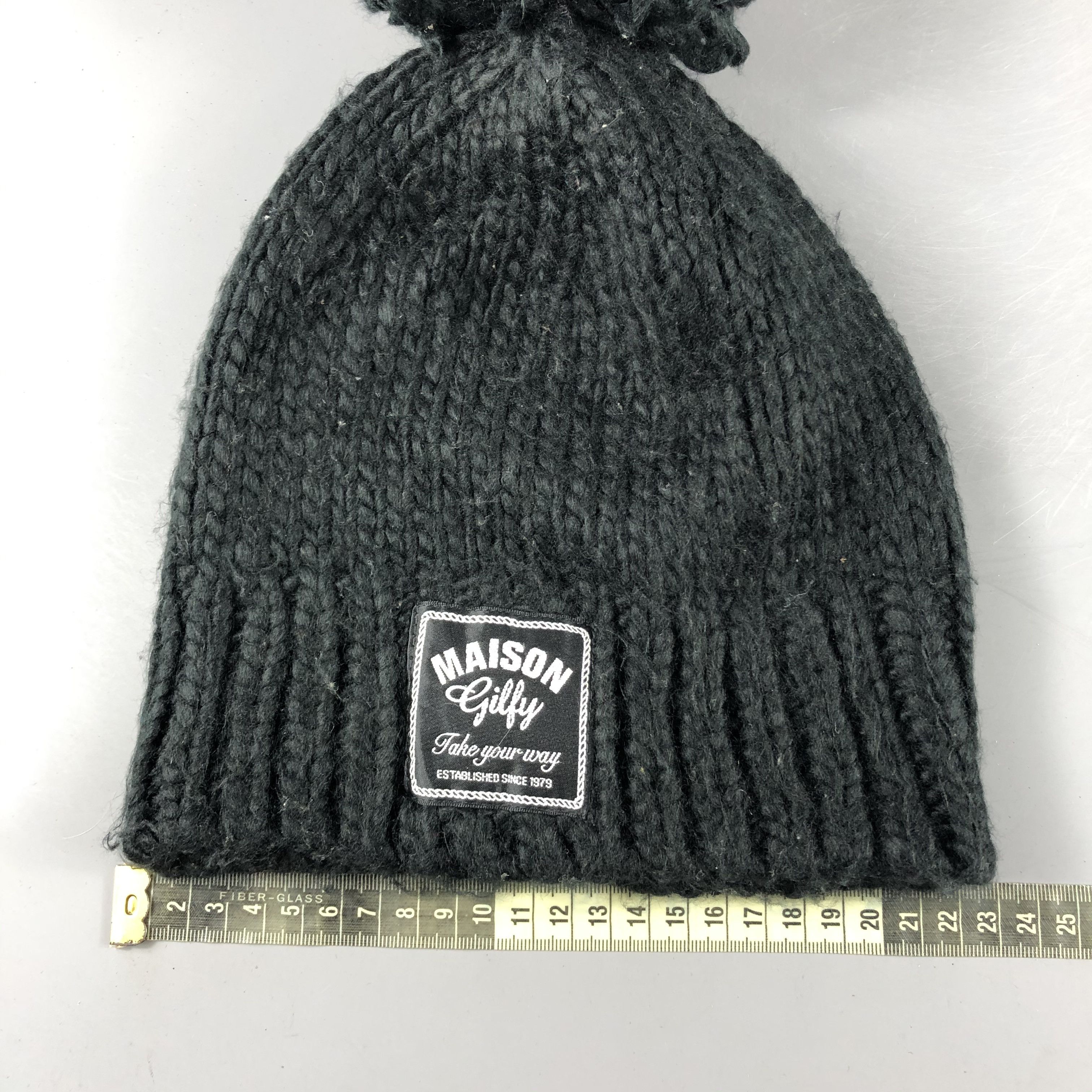 Other × Vintage Maison Gilfy PomPom Beanie Snow Hat Snow Cap -D594 Size ONE SIZE - 3 Thumbnail