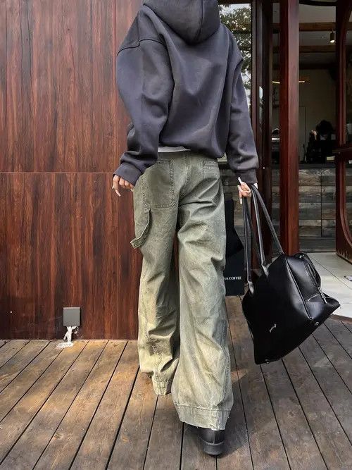 Vintage Asabuki x Maria Vintage Loose Fit Cargo Pants Size US 33 - 4 Thumbnail