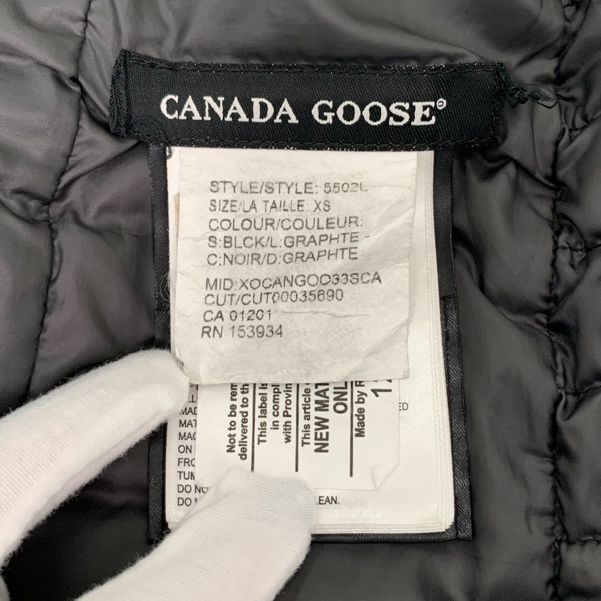 Canada Goose Canada Goose Womens Arctic Program Black Puffer Jacket XS 90 Size US XS / EU 42 / 0 - 3 Thumbnail