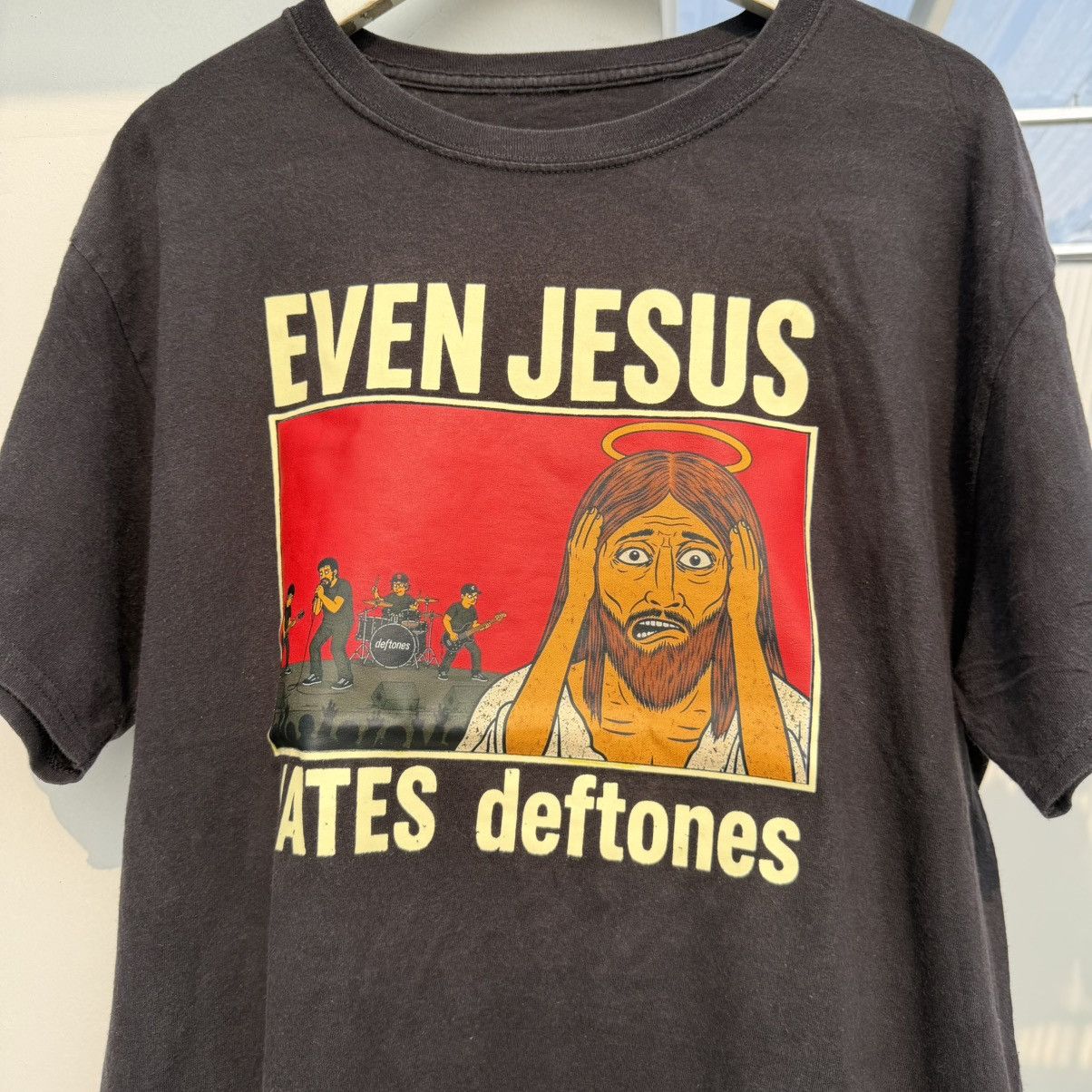 Band Tees Jesus hates deftones tag champion Size US L / EU 52-54 / 3 - 2 Thumbnail