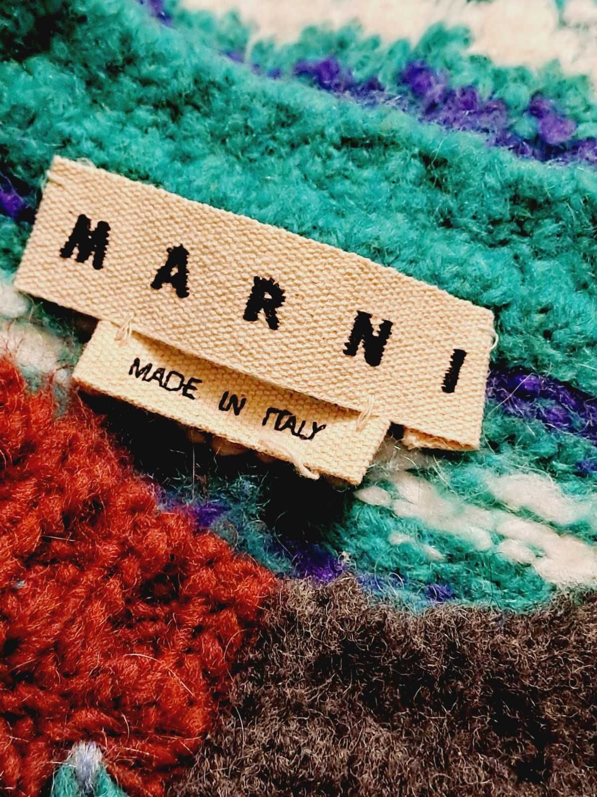 Marni Marni Alpaca Wool Sweater Patch Work Size US XL / EU 56 / 4 - 3 Thumbnail