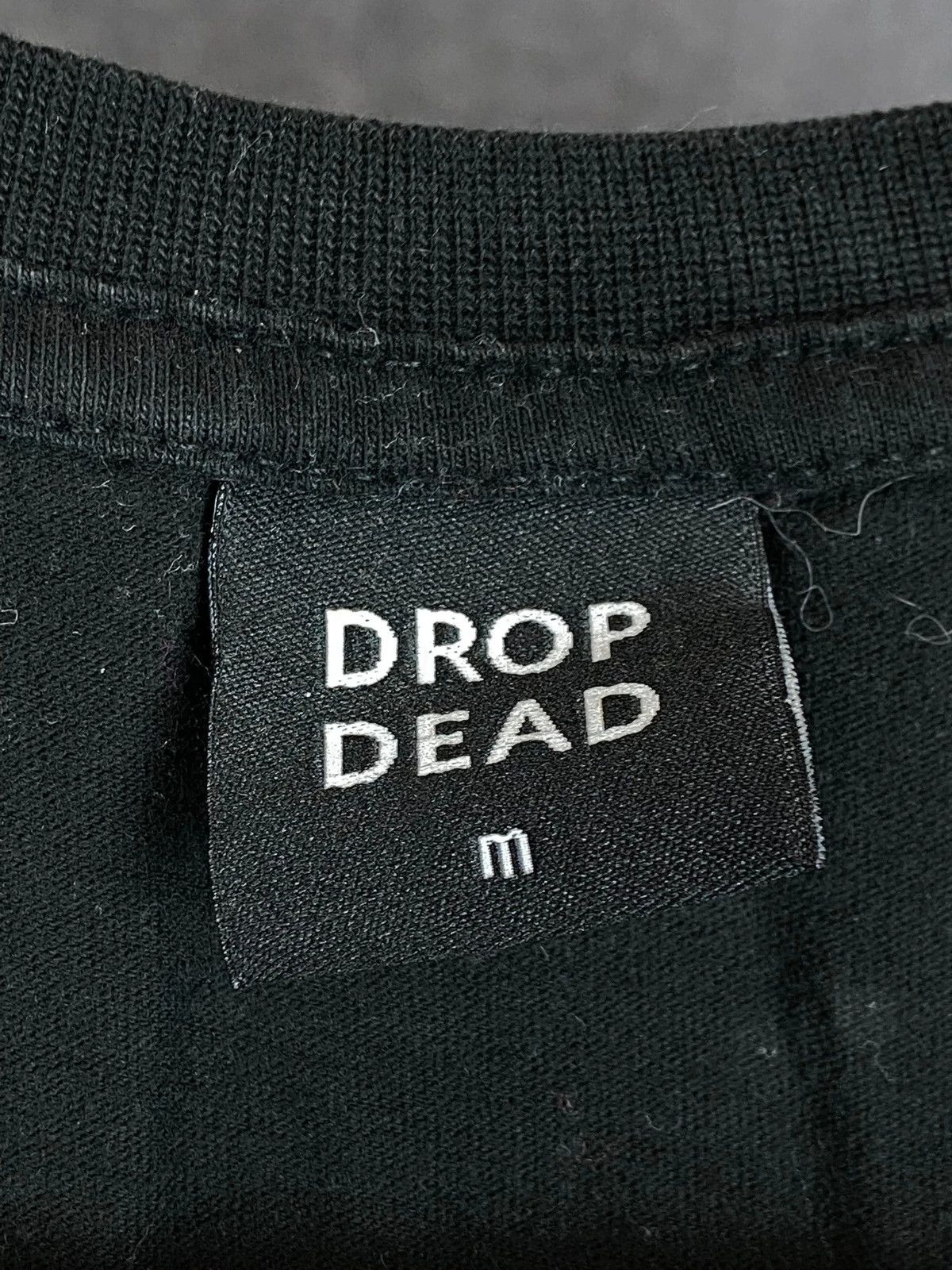 Drop Dead Clothing Half Dead Black T-Shirt M Vintage Streetwear Size US M / EU 48-50 / 2 - 3 Thumbnail