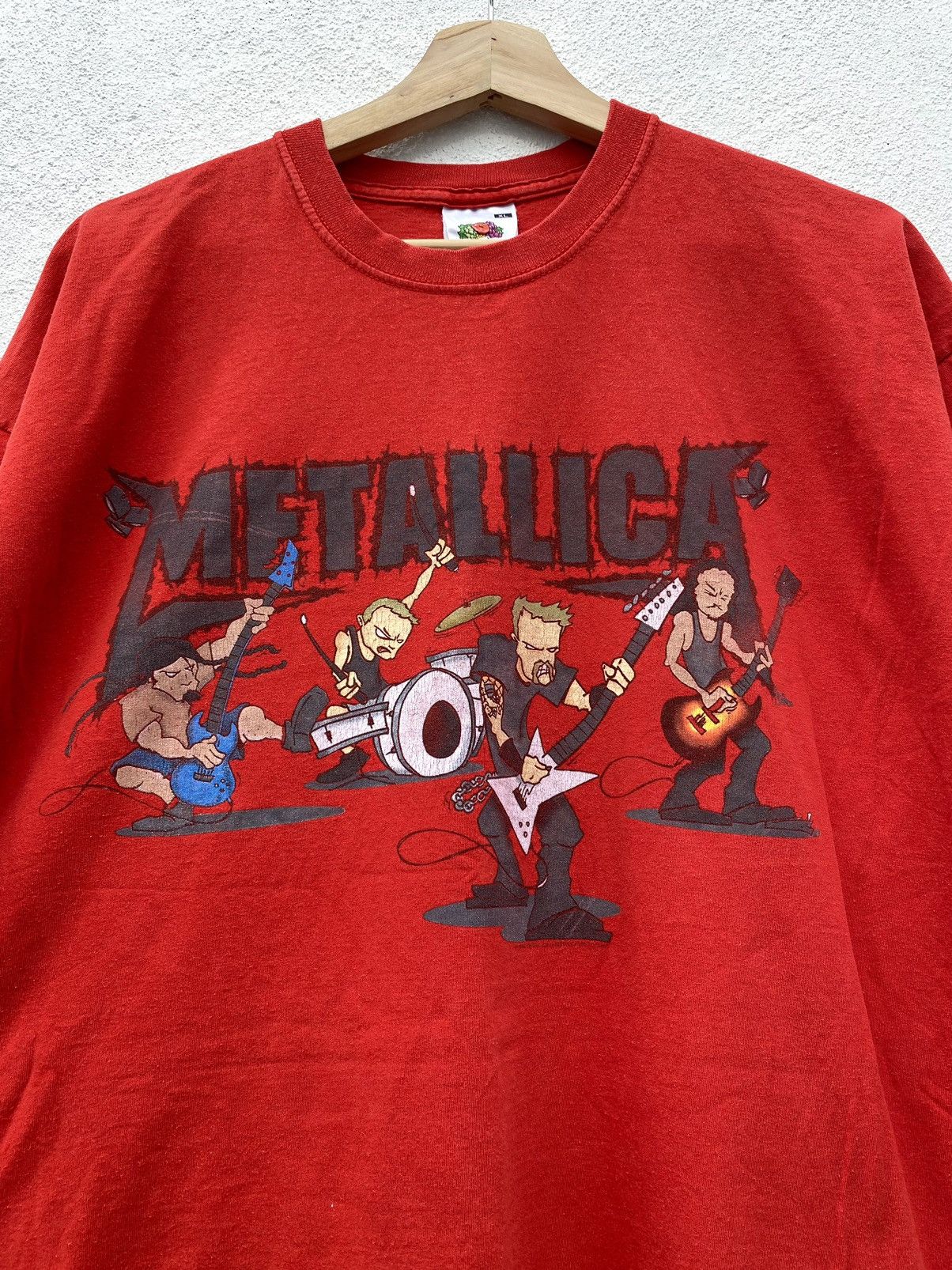 Fruit Of The Loom × Metallica × Vintage Vintage Metallica Madly In Anger Size US XL / EU 56 / 4 - 2 Thumbnail