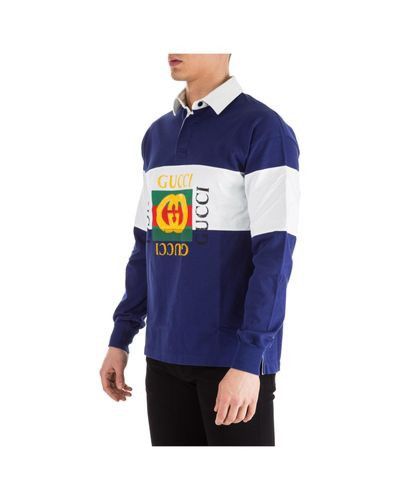 Gucci Gucci Logo Oversized Rugby Polo Sweatshirt Size US XS / EU 42 / 0 - 16 Thumbnail