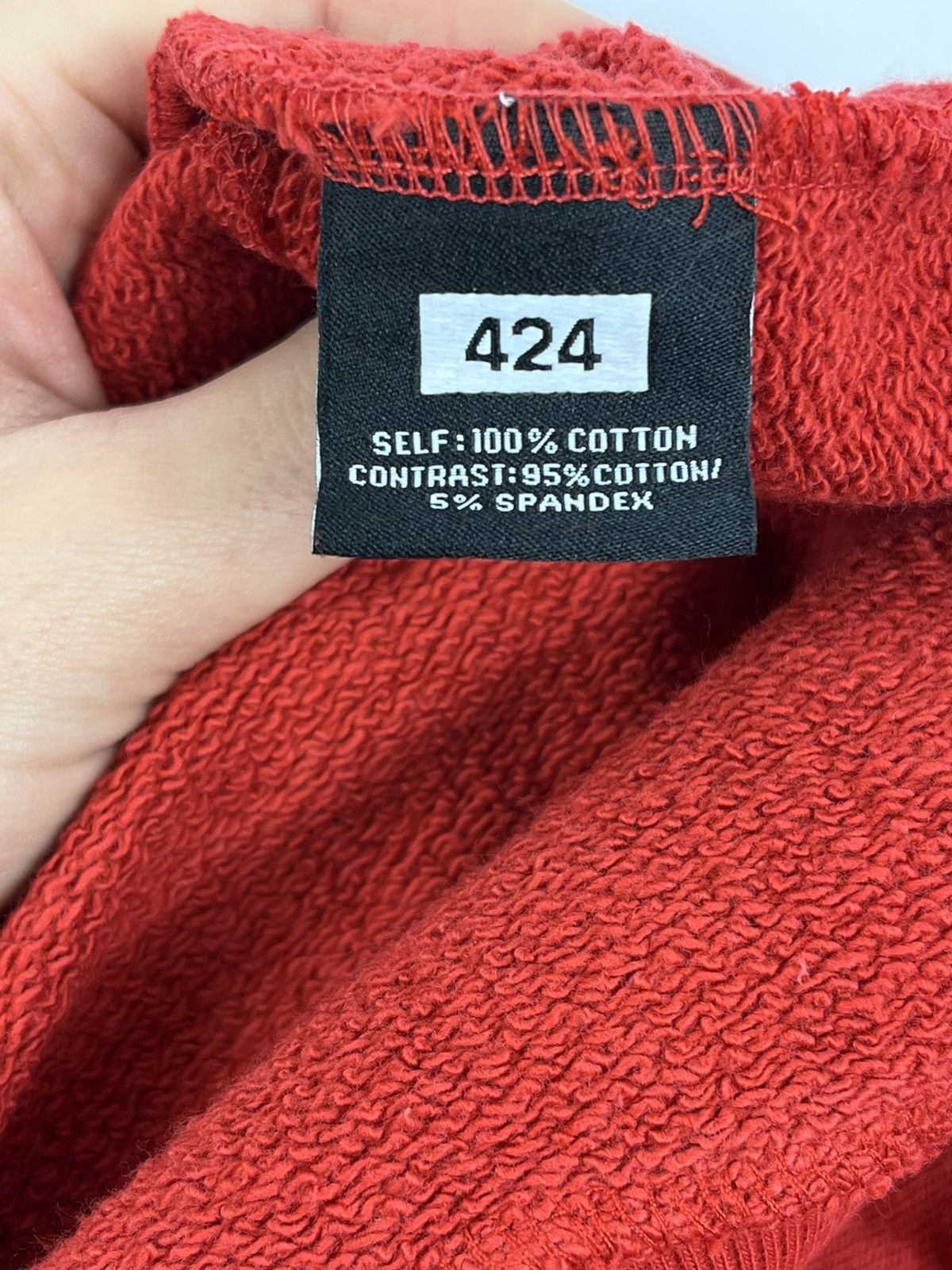 424 LOGO PRINT HEAVY WEIGHT OVERSIZED HOODIE Size US XL / EU 56 / 4 - 5 Thumbnail
