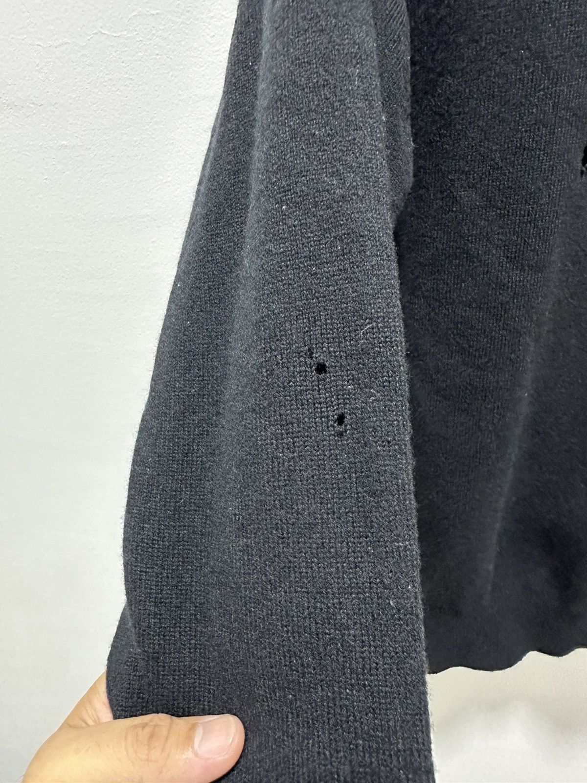 Issey Miyake Vintage Issey Miyake Cardigan Wool Distressted Size US M / EU 48-50 / 2 - 14 Thumbnail