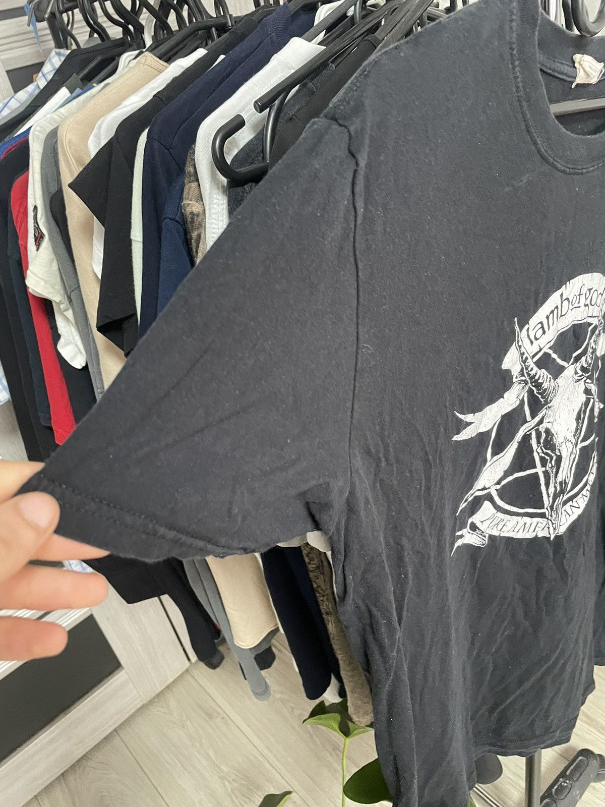 Band Tees × Vintage Vintage Lamb Of God Pure American Metal T Shirt Tour Tee Y2K Size US L / EU 52-54 / 3 - 5 Thumbnail