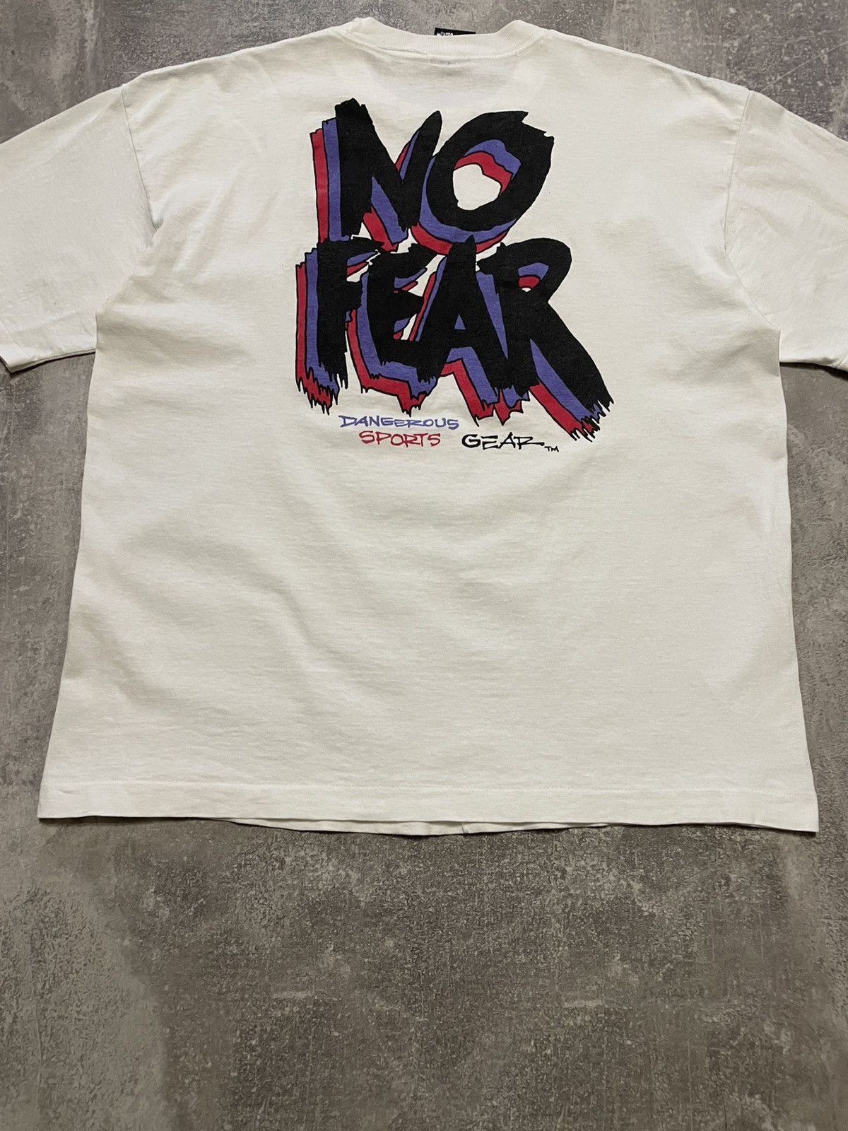 No Fear Vintage No Fear Made In USA T-Shirt Single Stitch 90s Size US XL / EU 56 / 4 - 14 Thumbnail