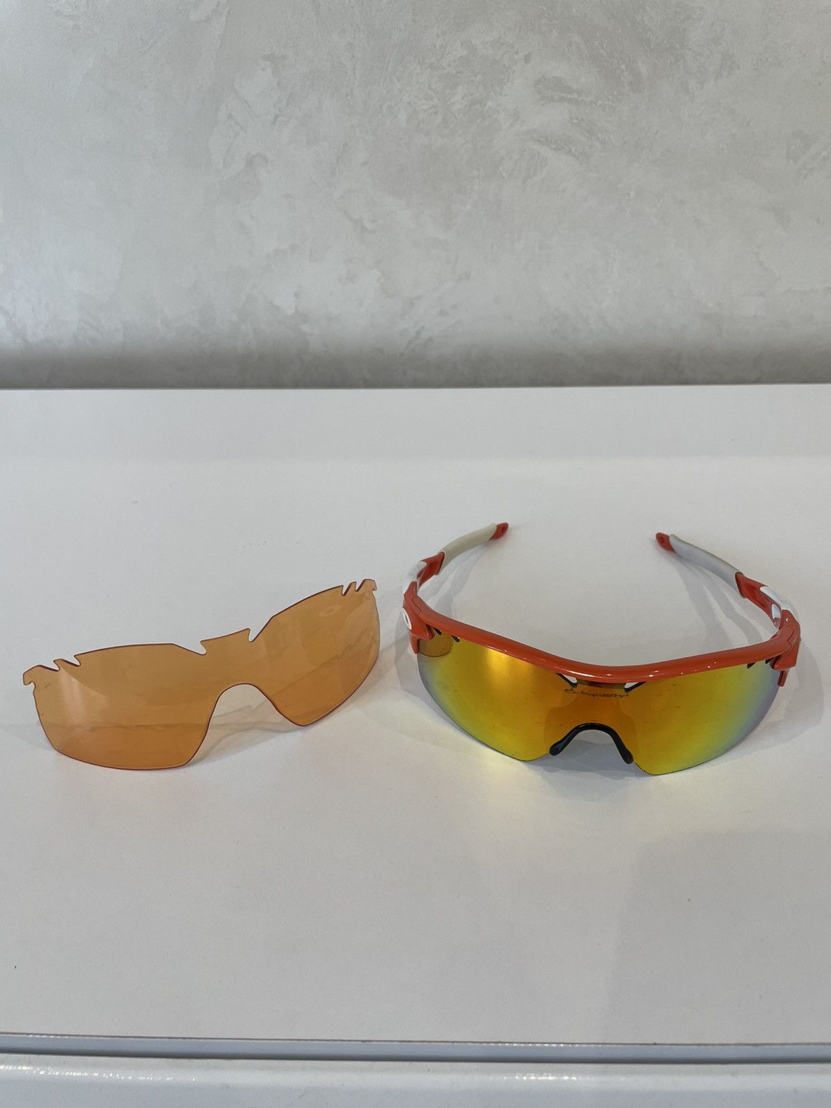 Oakley SUNGLASSES OAKLEY RADARLOCK 9181 08 FIRE IRIDIUM POLARIZED Size ONE SIZE - 1 Thumbnail