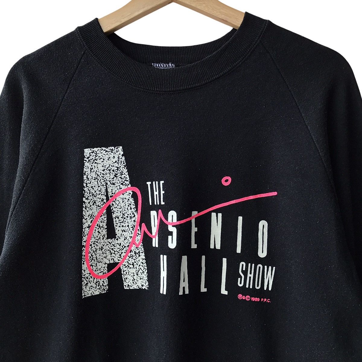 Jerzees × Vintage The Arsenio Hall Show Vintage 1989 Promo Sweatshirt Size US XL / EU 56 / 4 - 4 Thumbnail