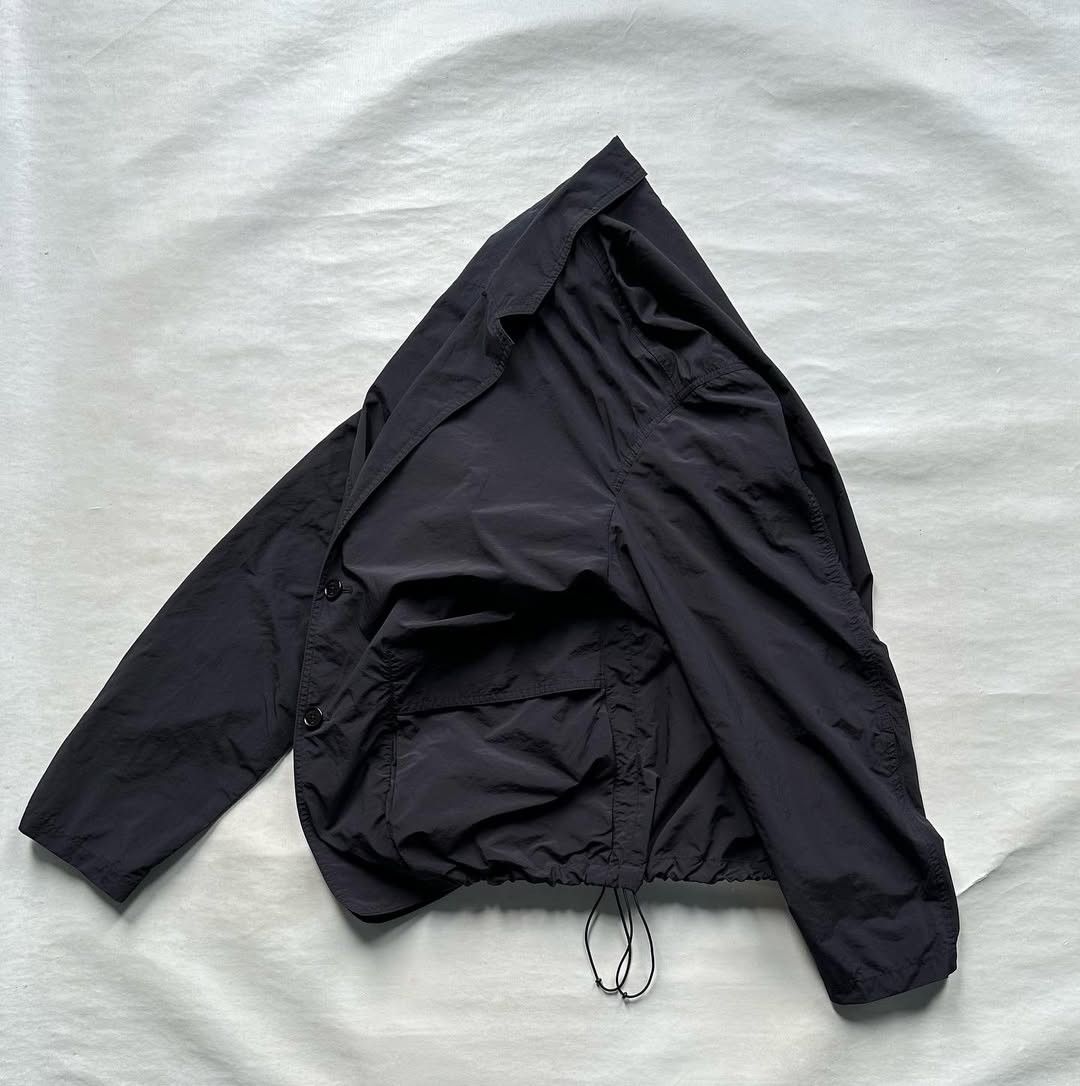 Japanese Brand SIEG x 59LINE Nylon Ripstop String Overfit Jacket Black Size US L / EU 52-54 / 3 - 6 Thumbnail